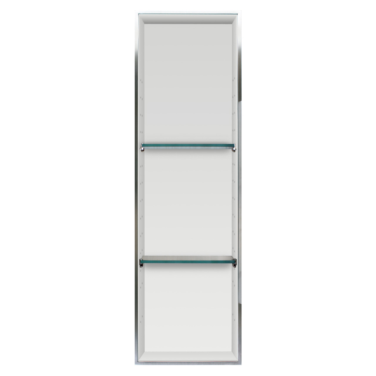 Transolid STV4614-BS31B 46.5-in Storage Pod, In Stainless Steel/White