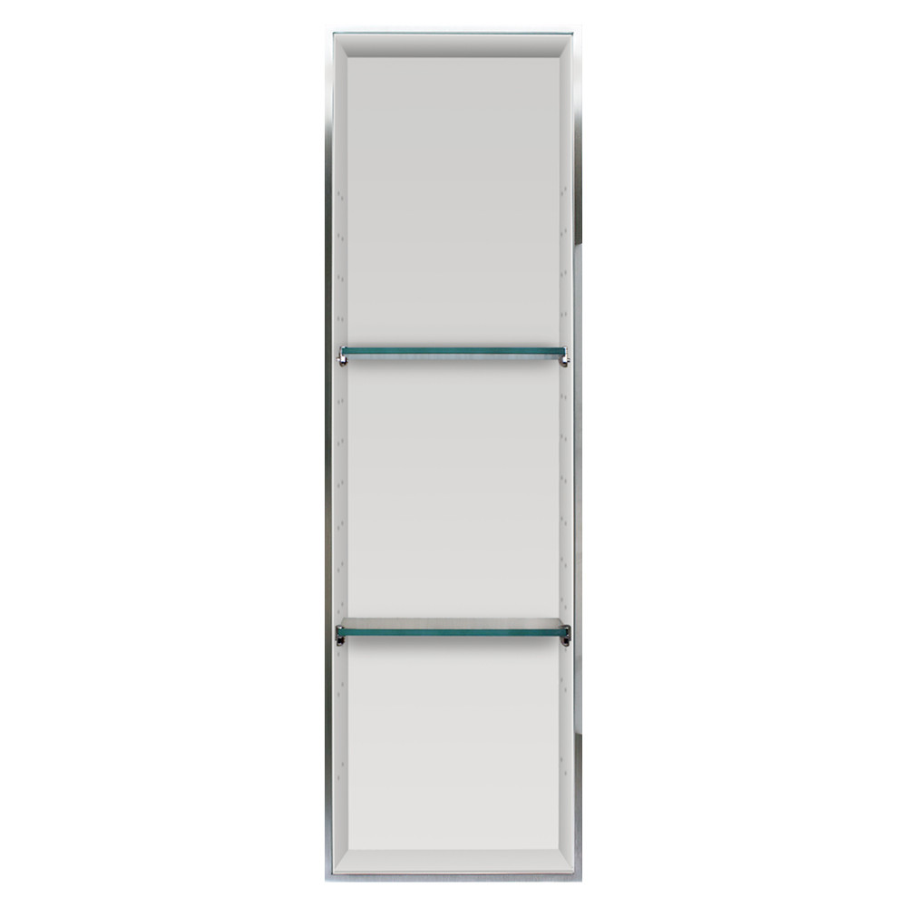 46.5-in Storage Pod, In Stainless Steel/Grey