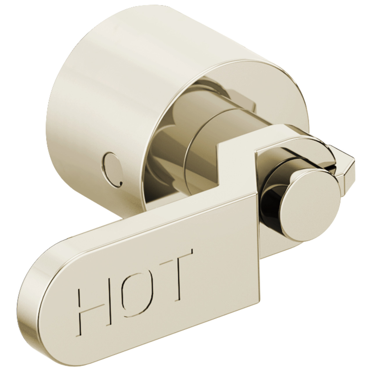 3-1/8" Industrial Double Lever Handle Kit for Wall Mount Tub Filler in Polished Nickel 3-1/8" Industrial Double Lever Handle Kit for Wall Mount Tub Filler in Polished Nickel