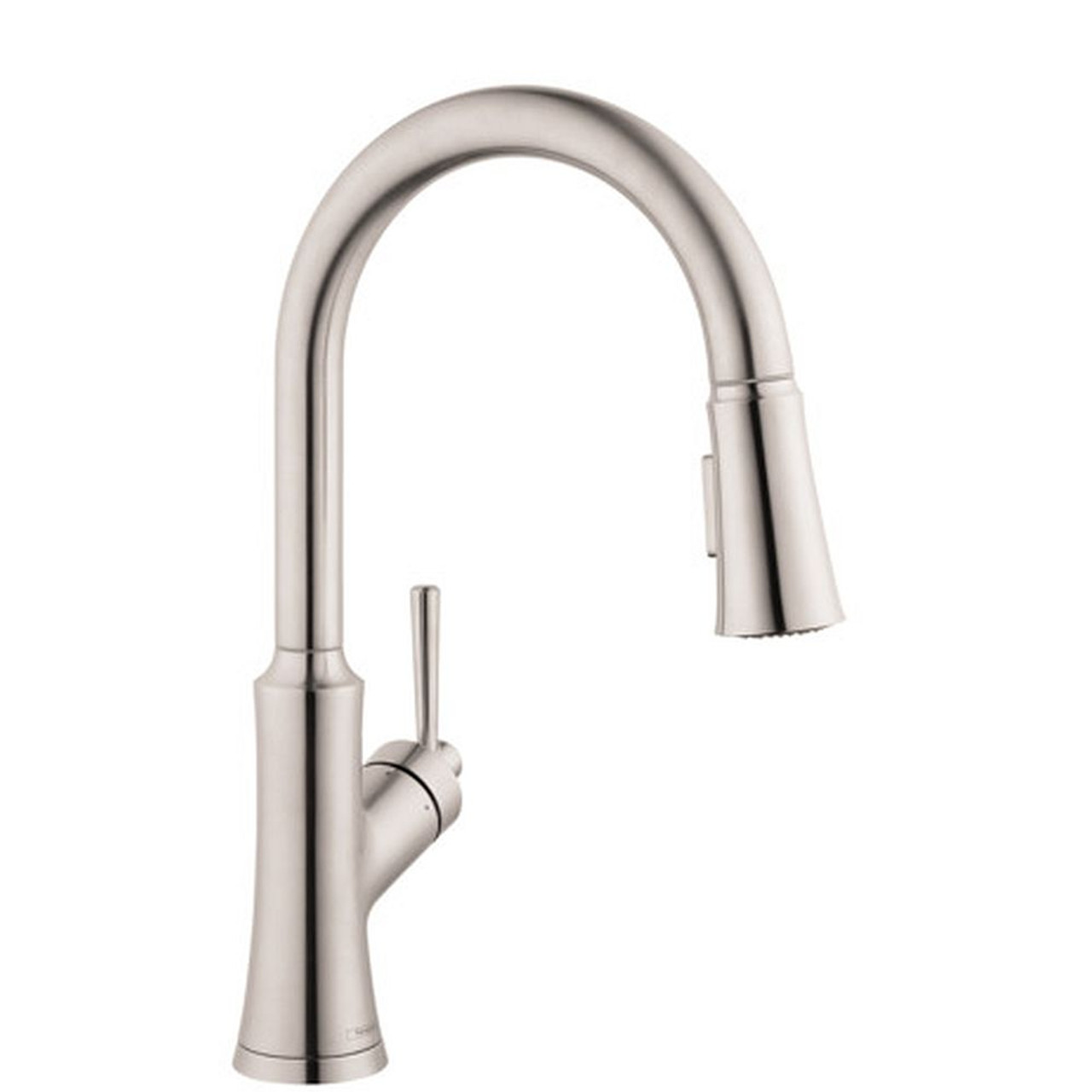Hansgrohe 04793800 Joleena HighArc Kitchen Faucet, 2-Spray Pull-Down, 1.75 GPM in Steel Optic