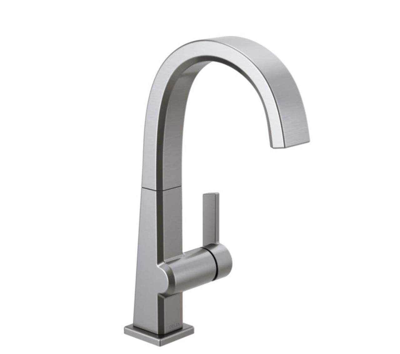 Delta 1993LF-AR Pivotal Single Handle Lever Bar Faucet in Arctic Stainless