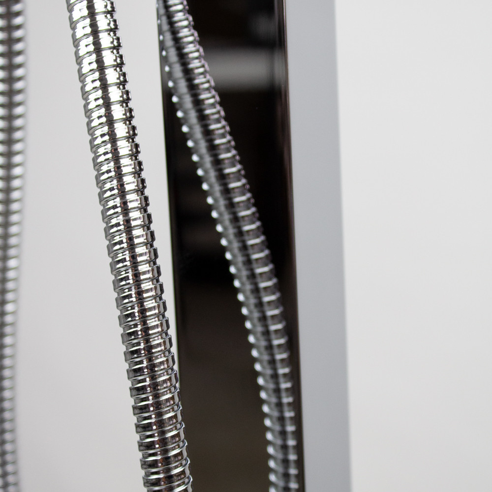 Transolid Roslyn Floor Mounted Tub Filler with Hand Shower, Polished Chrome