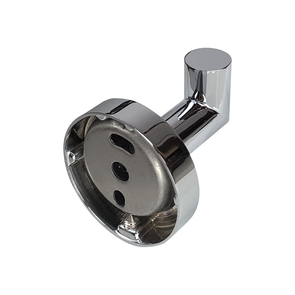 3-Piece Bathroom Accessory Kit Including a robe hook, a toilet paper holder, and a 24-in towel bar, in Polished Chrome