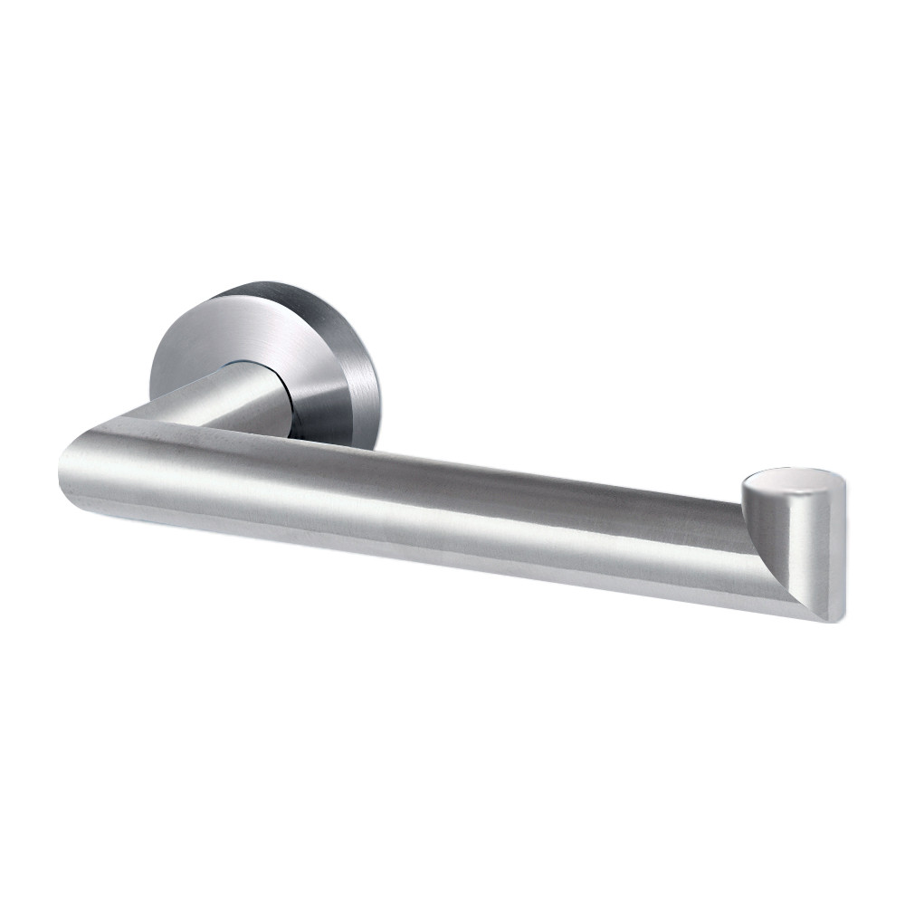 3-Piece Bathroom Accessory Kit Including a robe hook, a toilet paper holder, and a 24-in towel bar, in Brushed Stainless