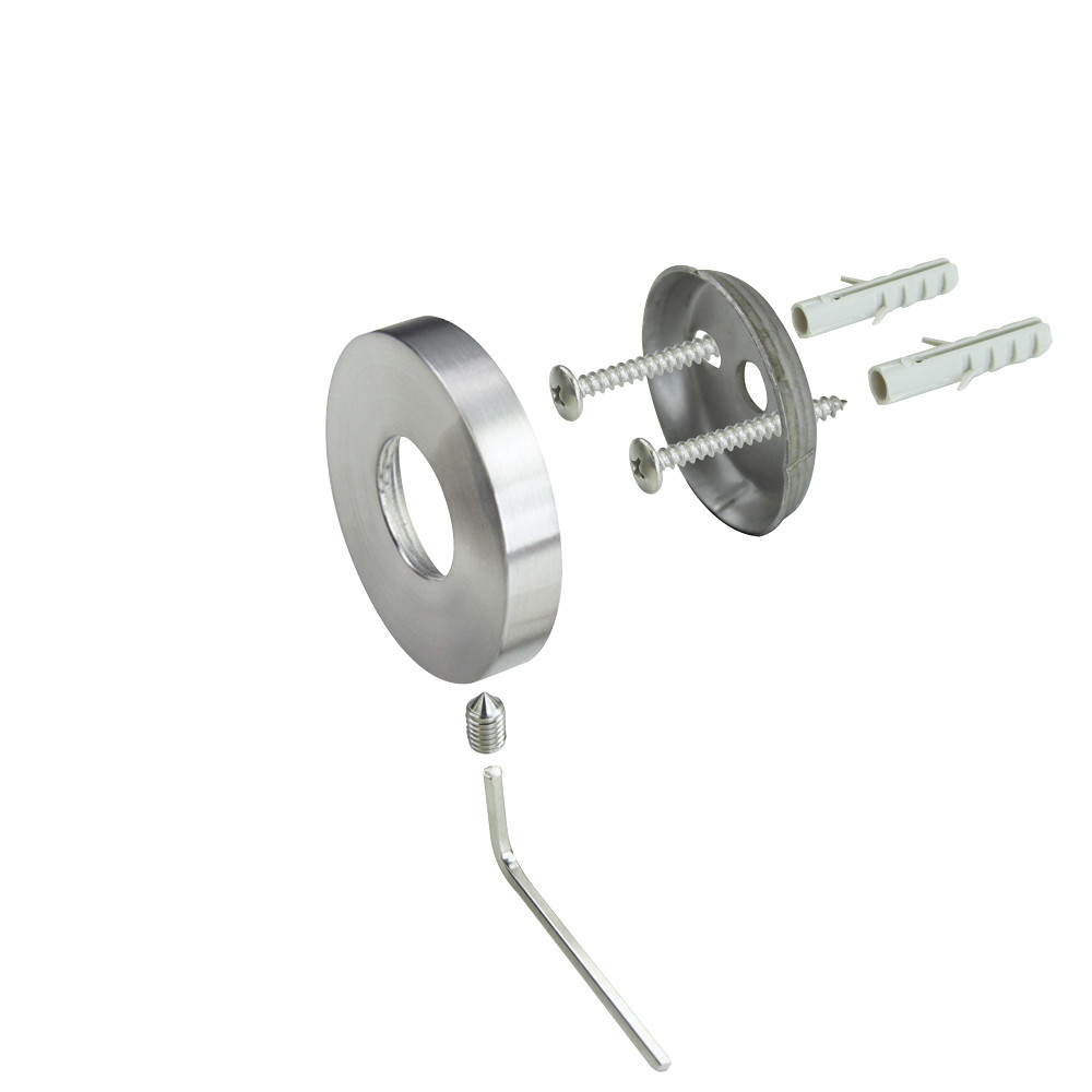 3-Piece Bathroom Accessory Kit Including a robe hook, a toilet paper holder, and a 24-in towel bar, in Brushed Stainless