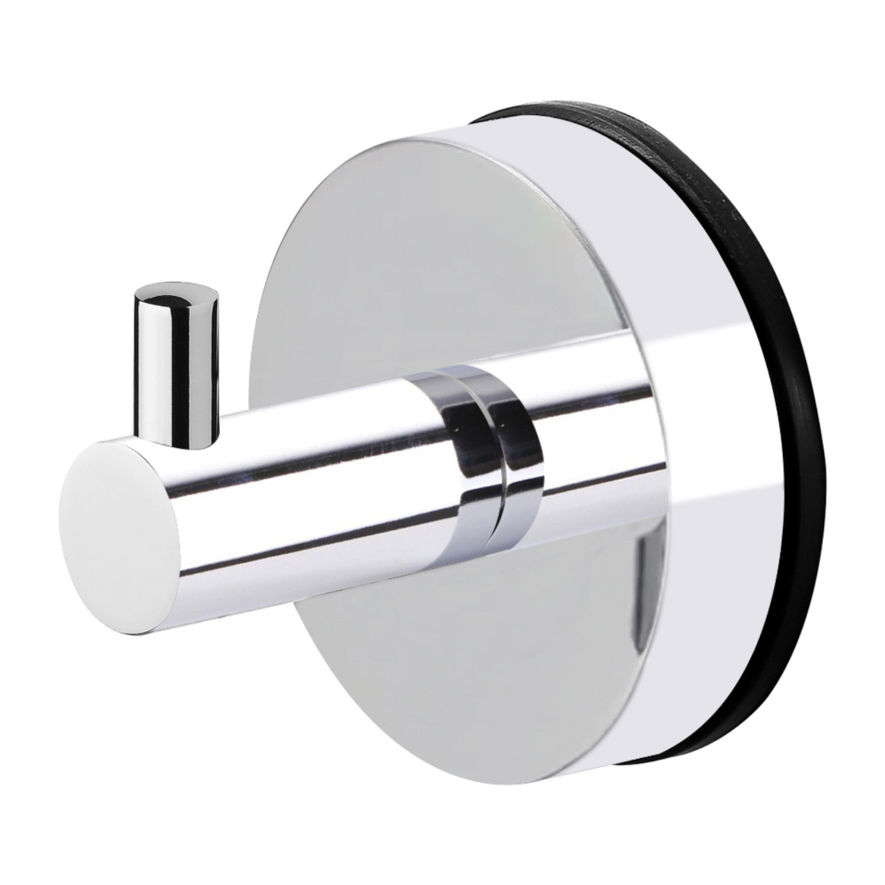 Transolid KA-CAR-4-PC 4-Piece Bathroom Accessory Kit Including a robe hook, a toilet paper holder, a towel ring, and a 24-in towel bar, in Polished Chrome
