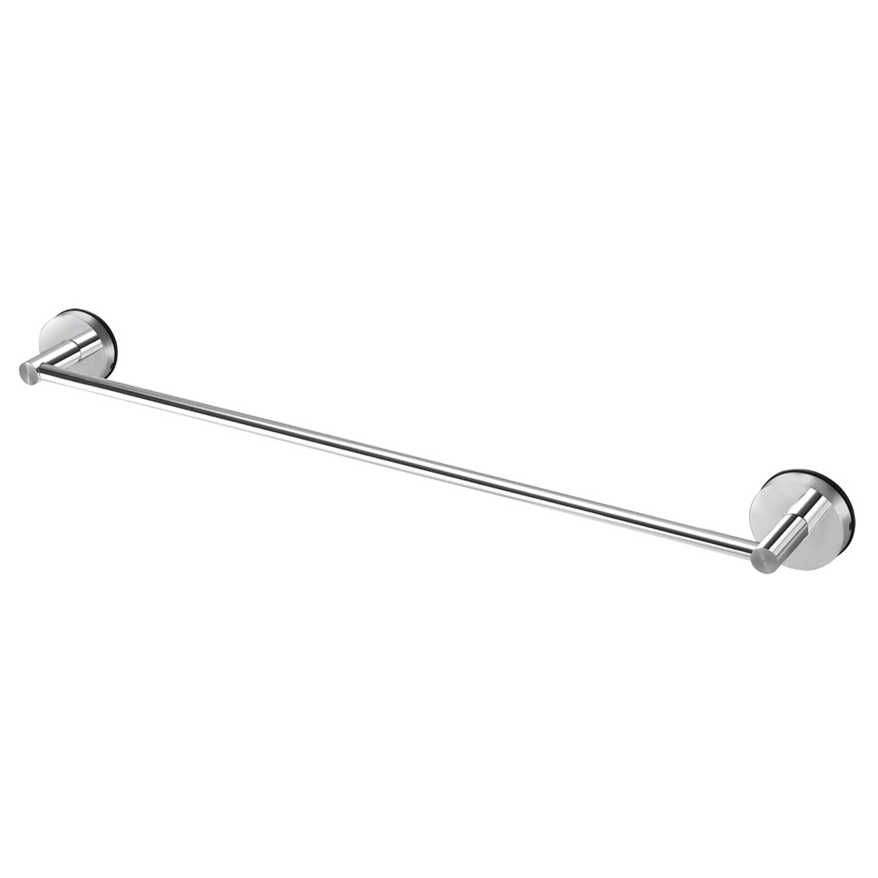 Transolid KA-CAR-4-PC 4-Piece Bathroom Accessory Kit Including a robe hook, a toilet paper holder, a towel ring, and a 24-in towel bar, in Polished Chrome