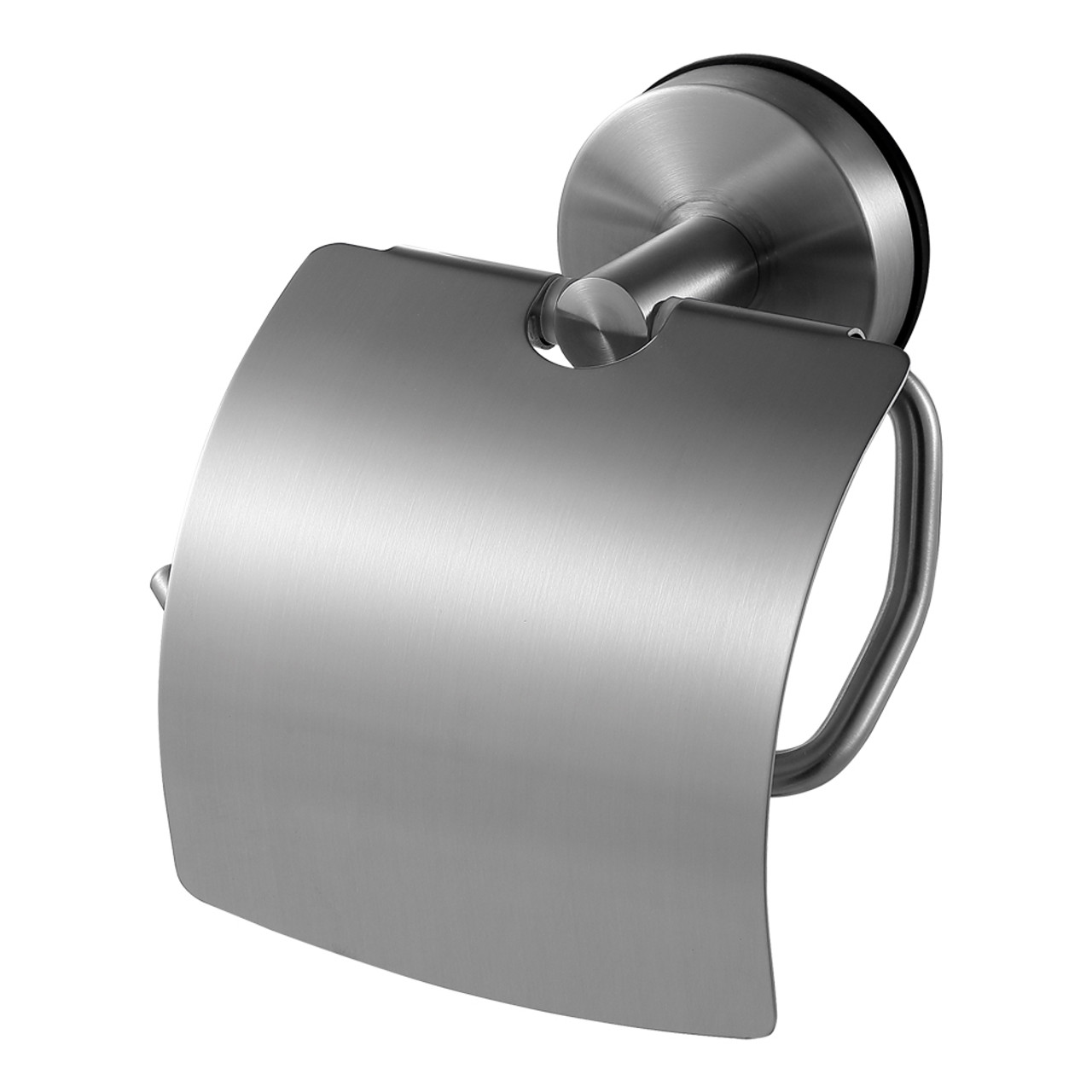 Transolid KA-CAR-4-BS 4-Piece Bathroom Accessory Kit Including a robe hook, a toilet paper holder, a towel ring, and a 24-in towel bar, in Brushed Stainless