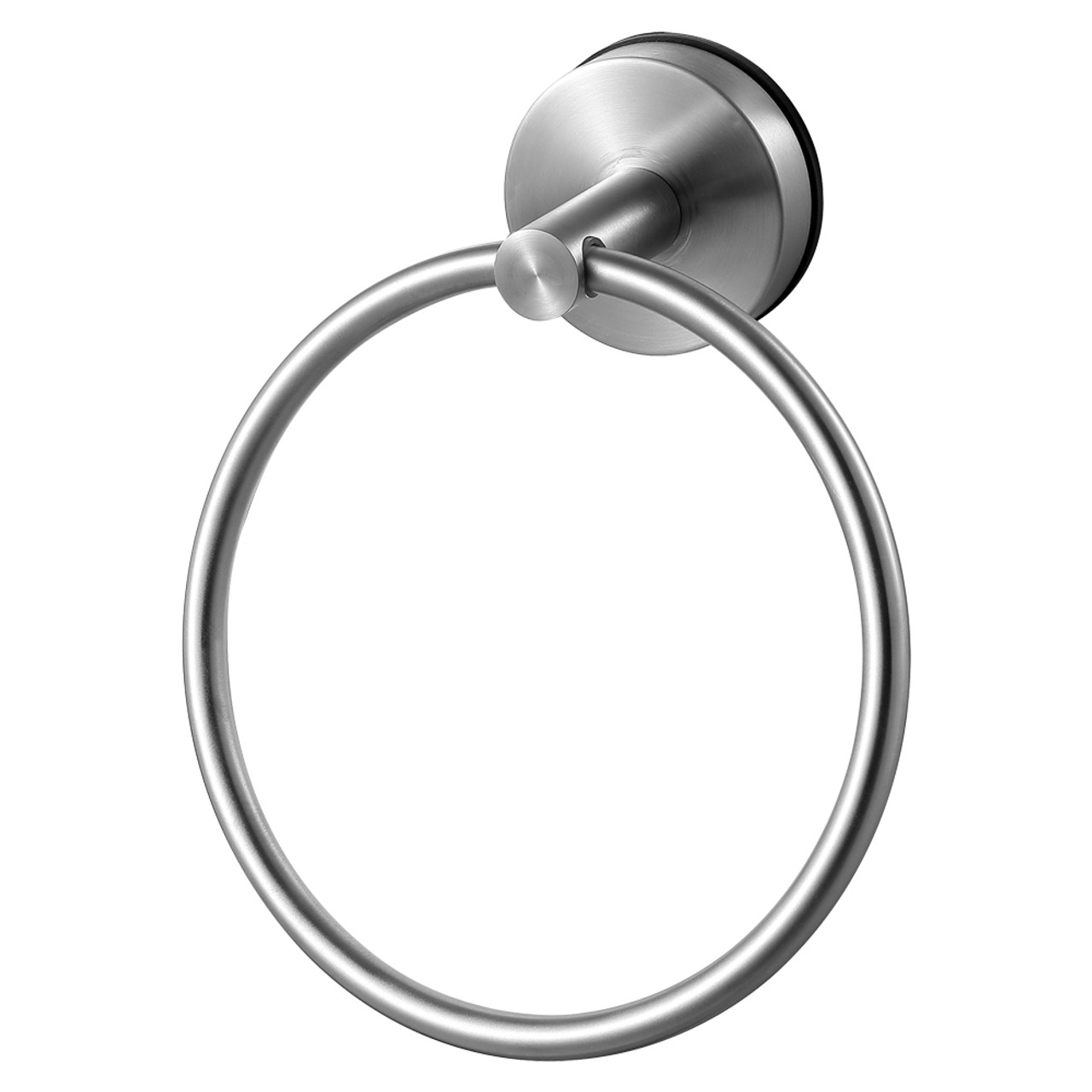 Transolid KA-CAR-4-BS 4-Piece Bathroom Accessory Kit Including a robe hook, a toilet paper holder, a towel ring, and a 24-in towel bar, in Brushed Stainless