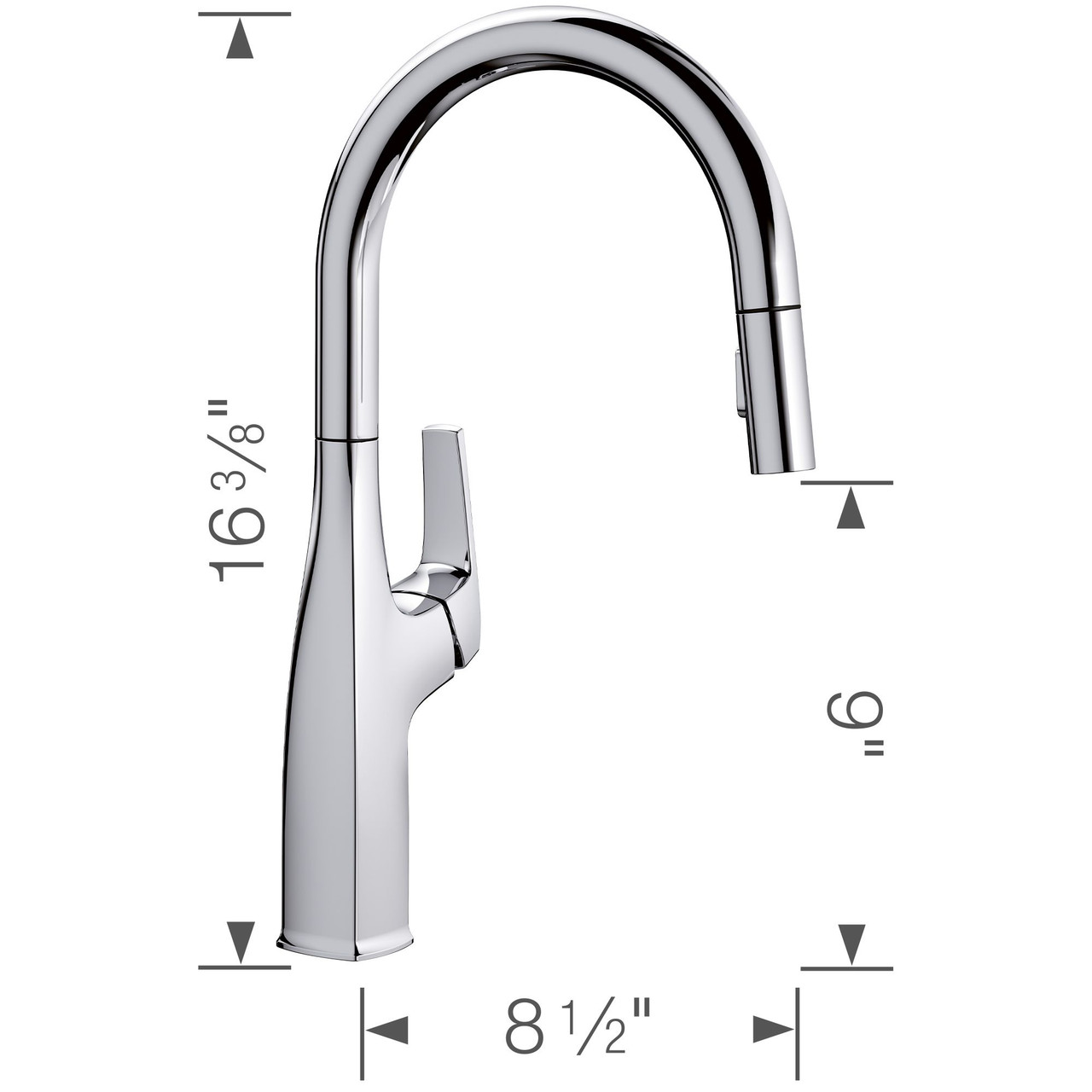 SINK FCT 442677 PC RIVANA PULL-DOWN 1.5gpm