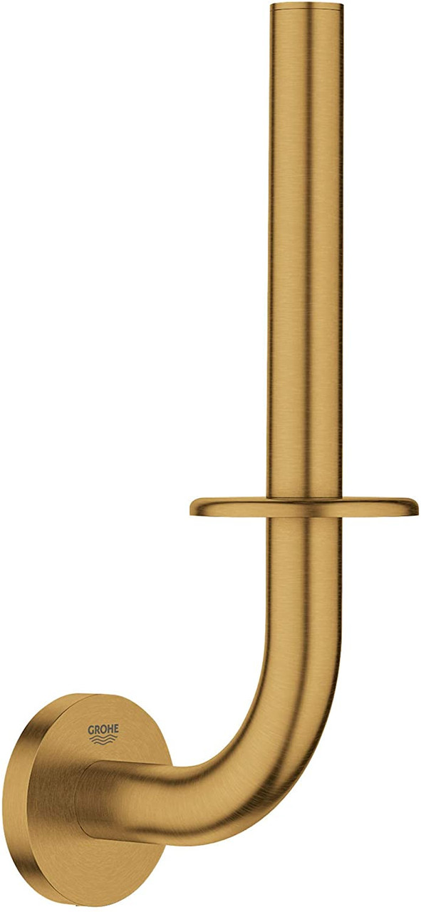 Grohe 40385GN1 Essentials Spare Toilet Paper Holder, in Brushed Cool Sunrise