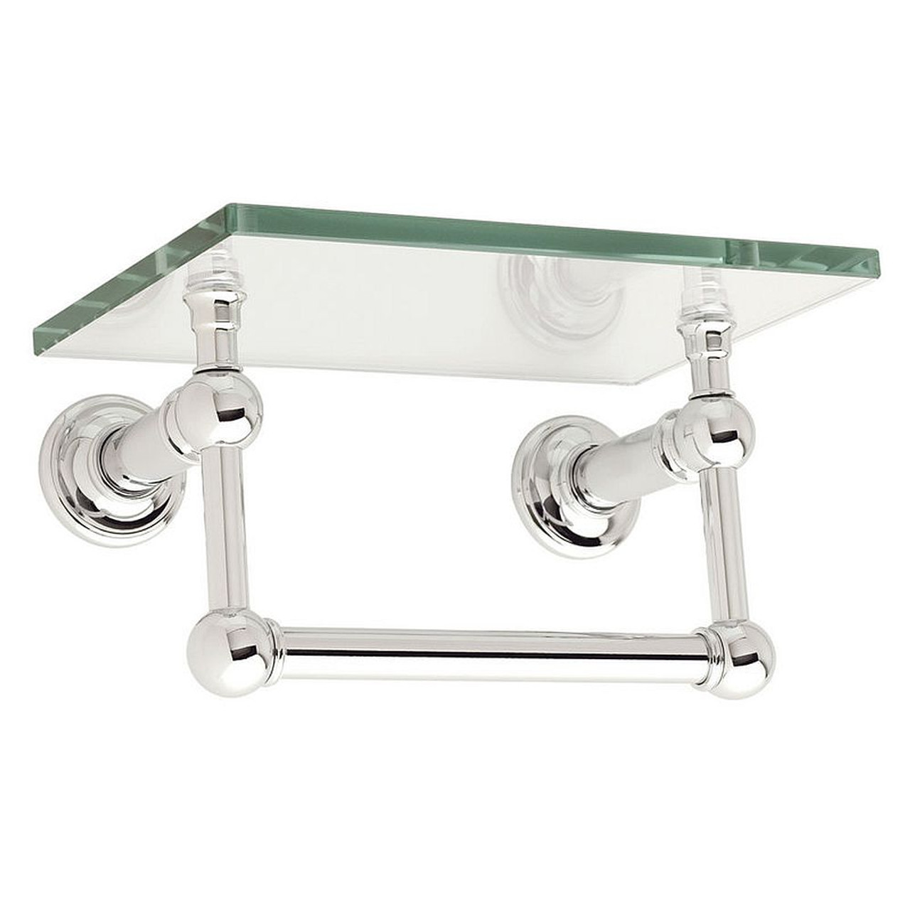 9in Tempered Glass Shelf in Polished Chrome 9in Tempered Glass Shelf in Polished Chrome