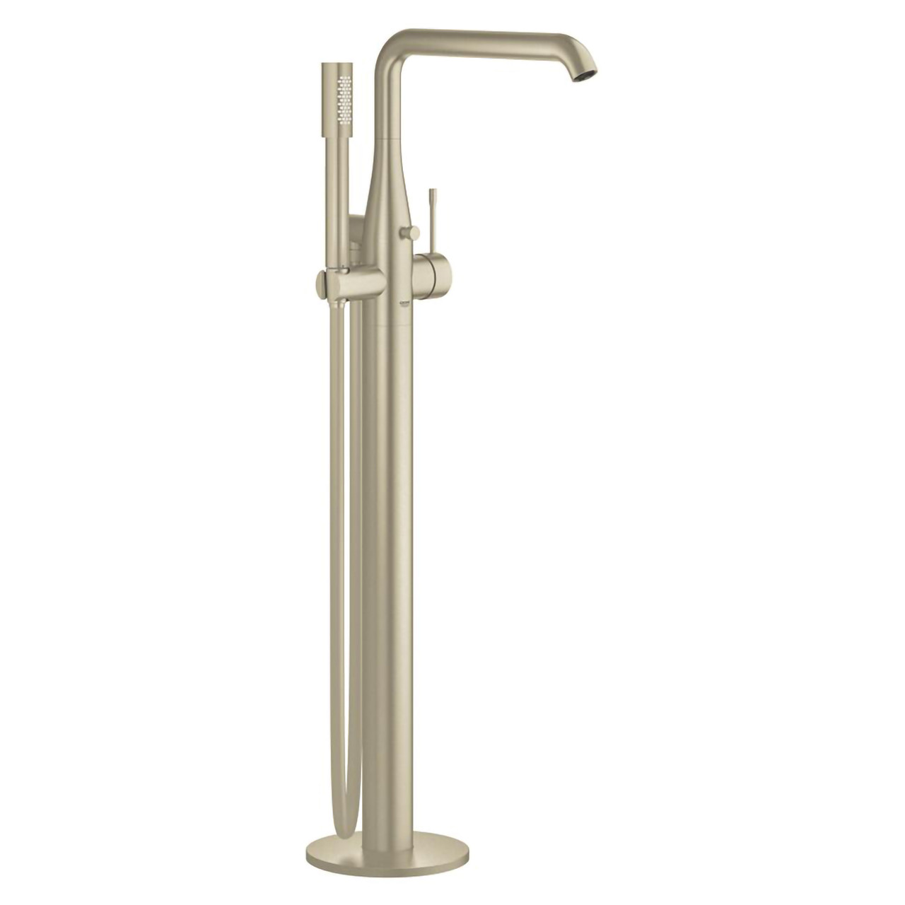 Grohe KTR-23491ENA Essence Floor-Mounted Tub Filler with Rough-in, Brushed Nickel