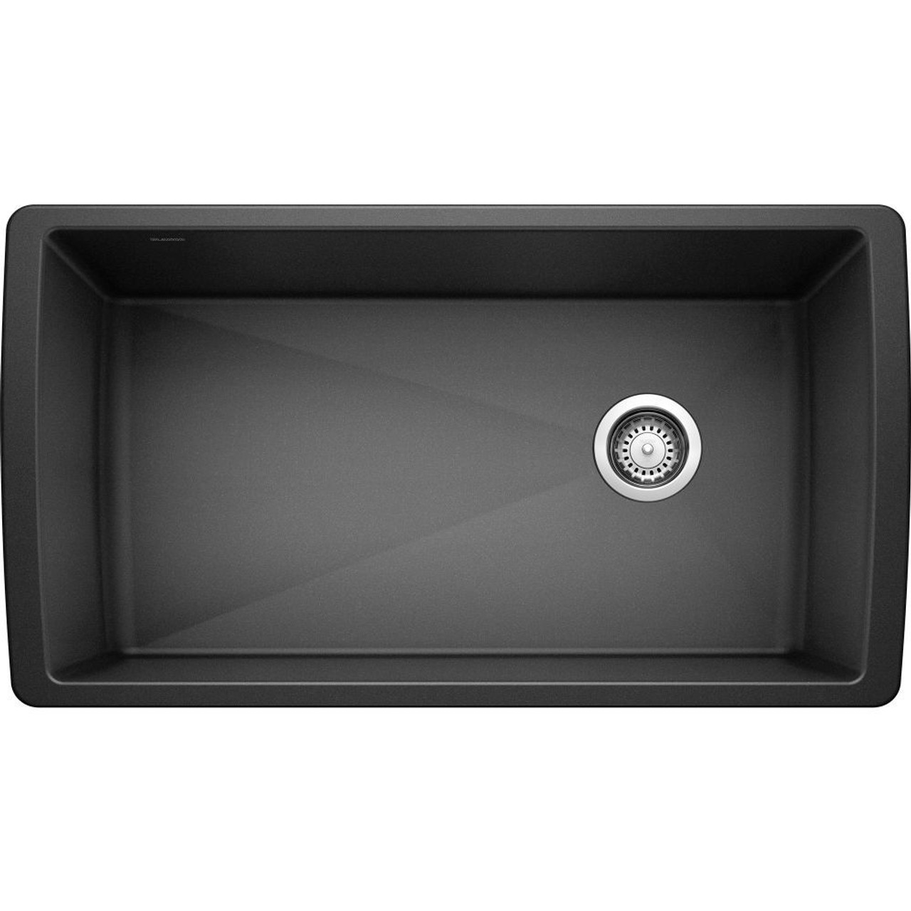Blanco KFA-441768 Super Single Sink Kit with Pull-Down Faucet, Sink Grid, and Strainer in Anthracite