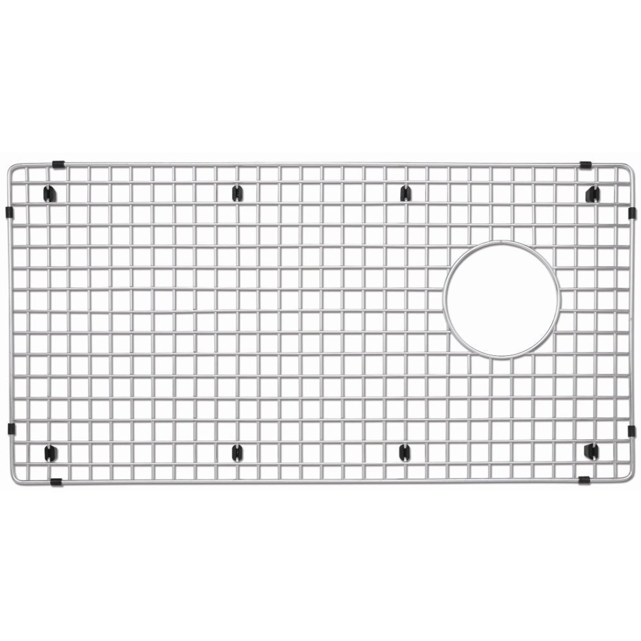 Blanco KFA-441467 Super Single Dual Mount Sink Kit with Pull-Down Faucet, Sink Grid, and Strainer in Cinder