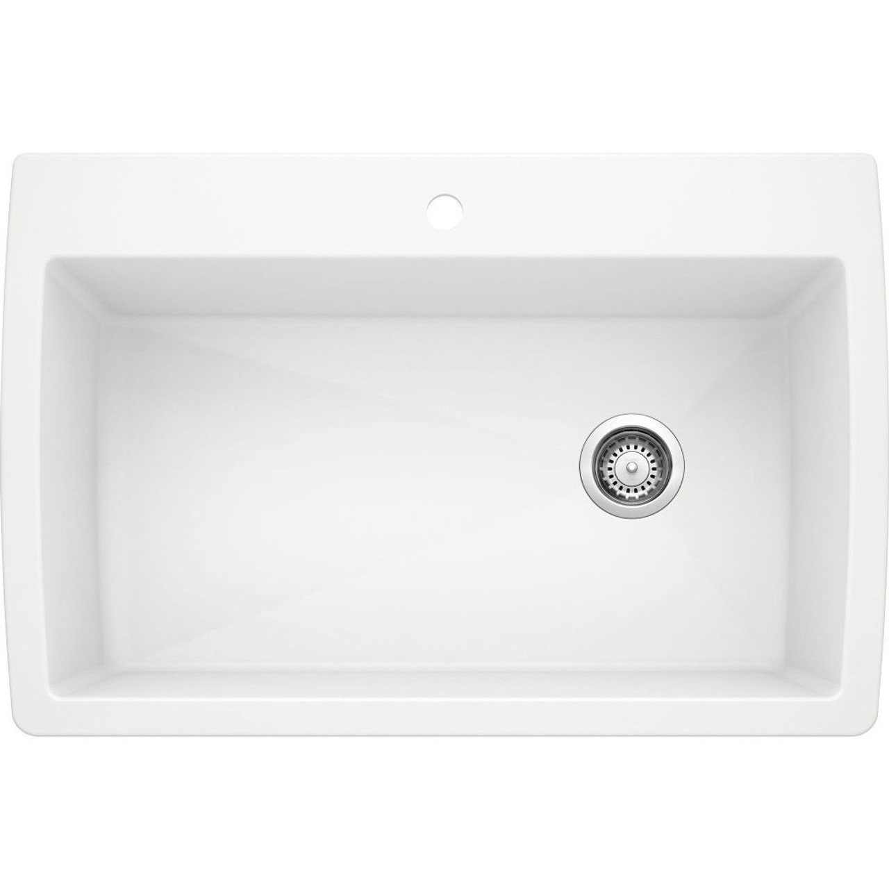 Super Single Dual Mount Sink Kit including Dual Finish Pull-Down Faucet with 1.5 gpm, Stainless Steel Sink Grid, and Decorative Basket Strainer