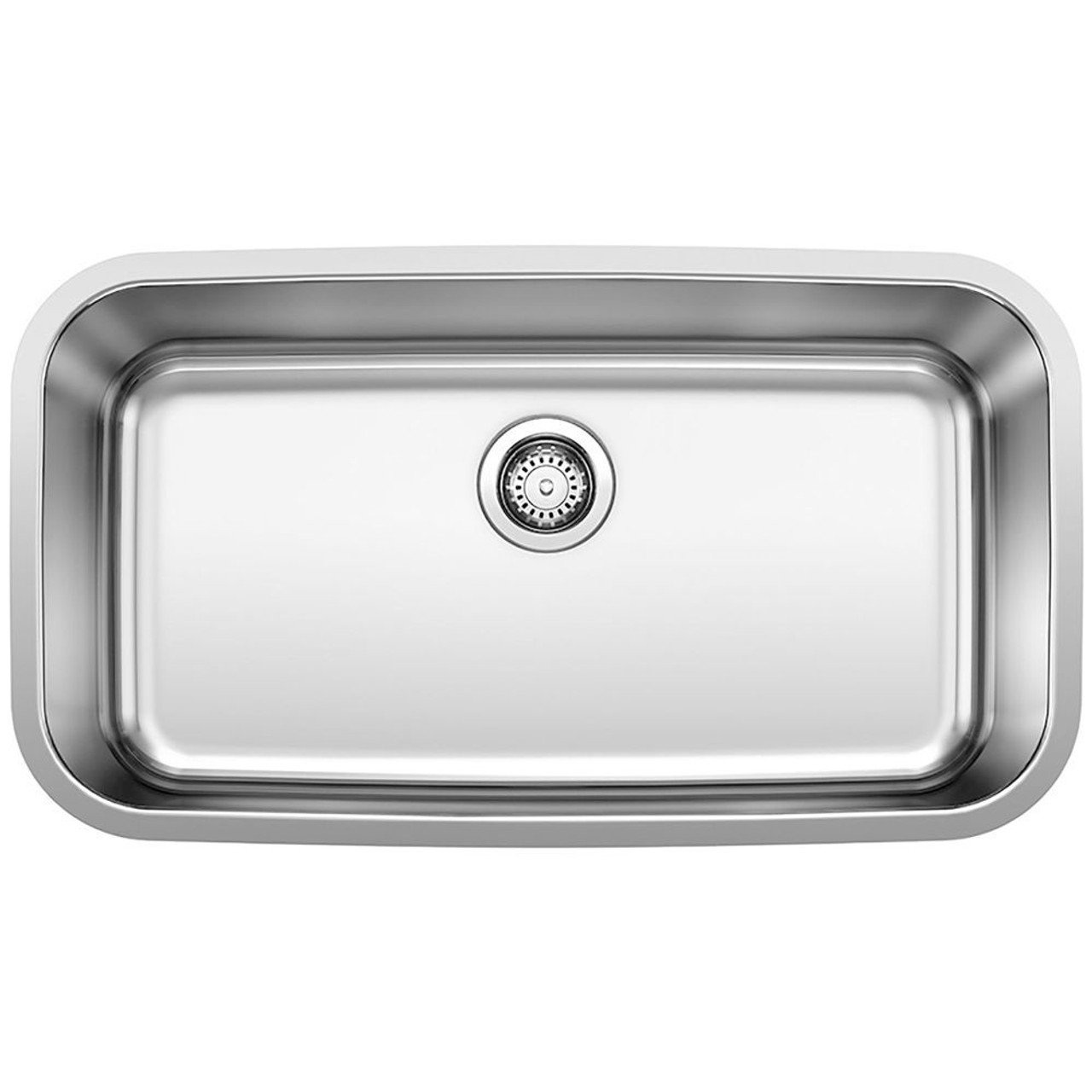 Undermount 32 in. Super Single Sink Kit including Pull-Down Faucet with 1.5 gpm and Decorative Basket Strainer