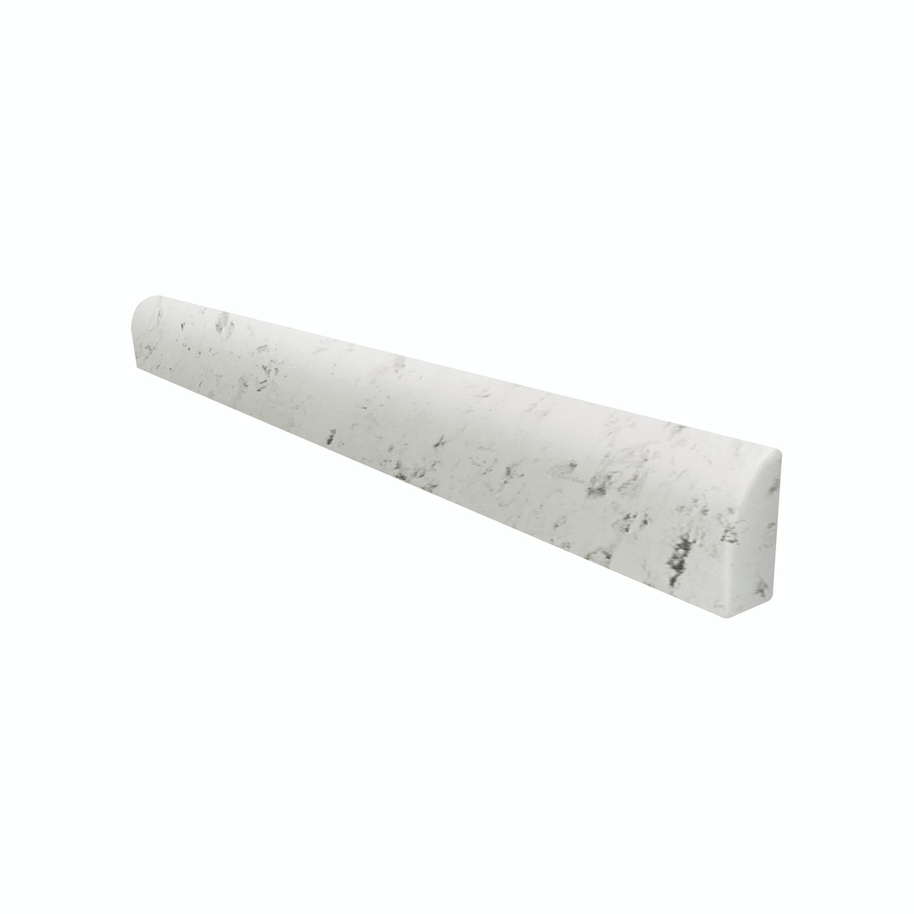 Transolid SHOE601-47 Saramar .5-in x 1-in x 60-in Shoe Molding, White Venito