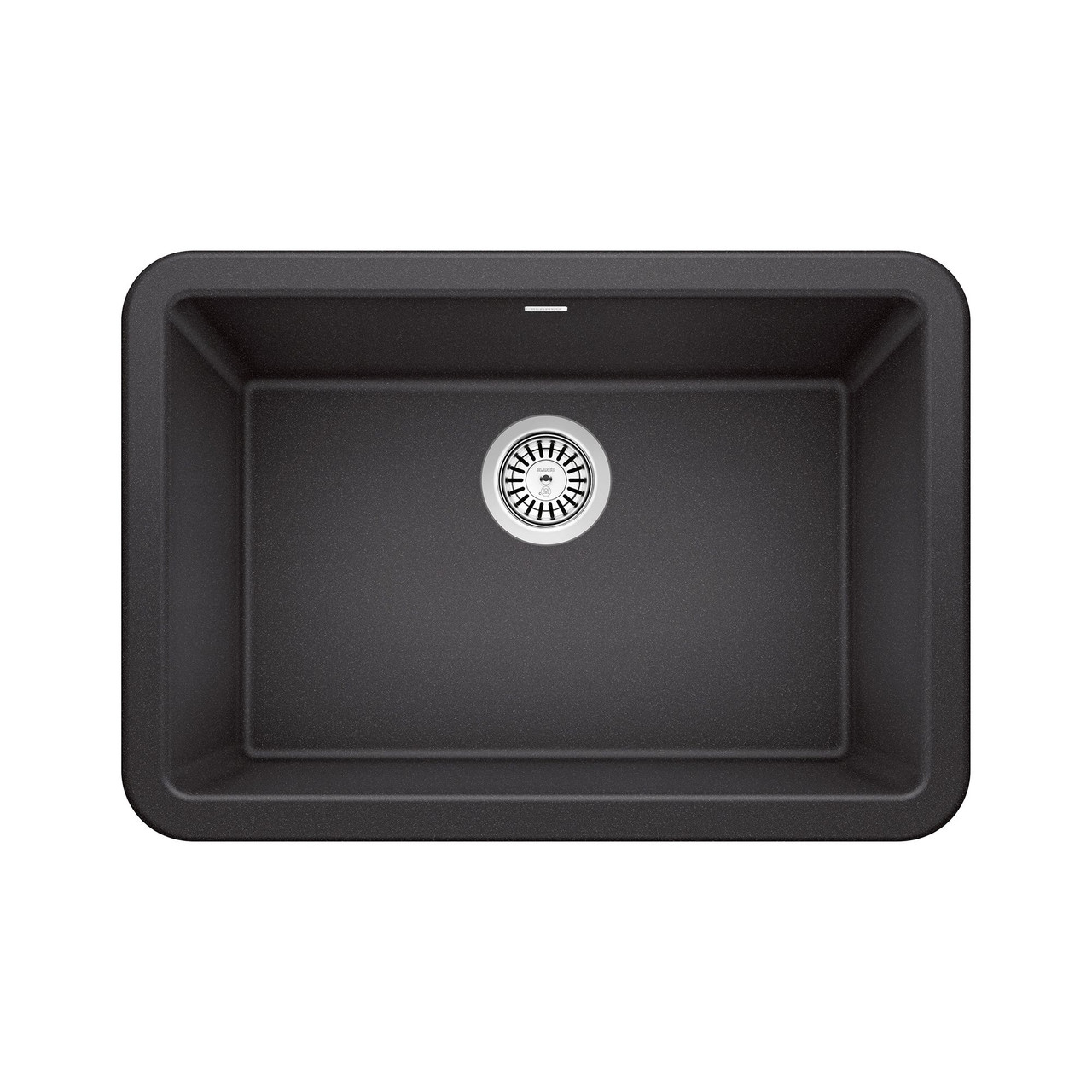 Blanco 27-in x 19-in Granite Single Bowl Apron Front Farmhouse Kitchen Sink in Anthracite