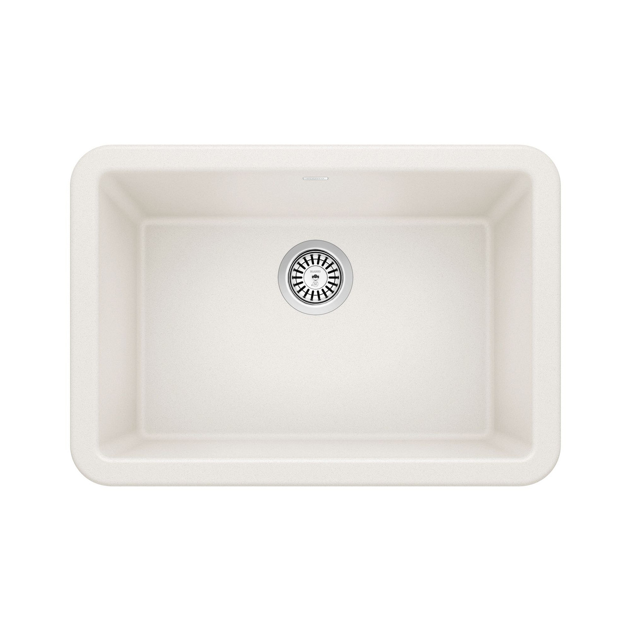 Blanco 27-in x 19-in Granite Single Bowl Apron Front Farmhouse Kitchen Sink in White