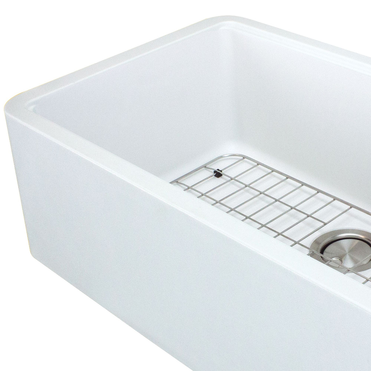 Transolid RUSSF3319-01 Super Single Undermount Sink with Included Accessories