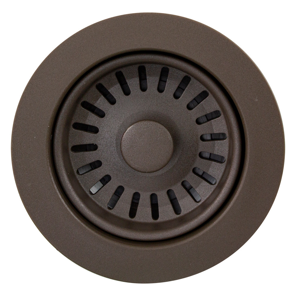 3.5-in Plastic Disposal Strainer in Espresso