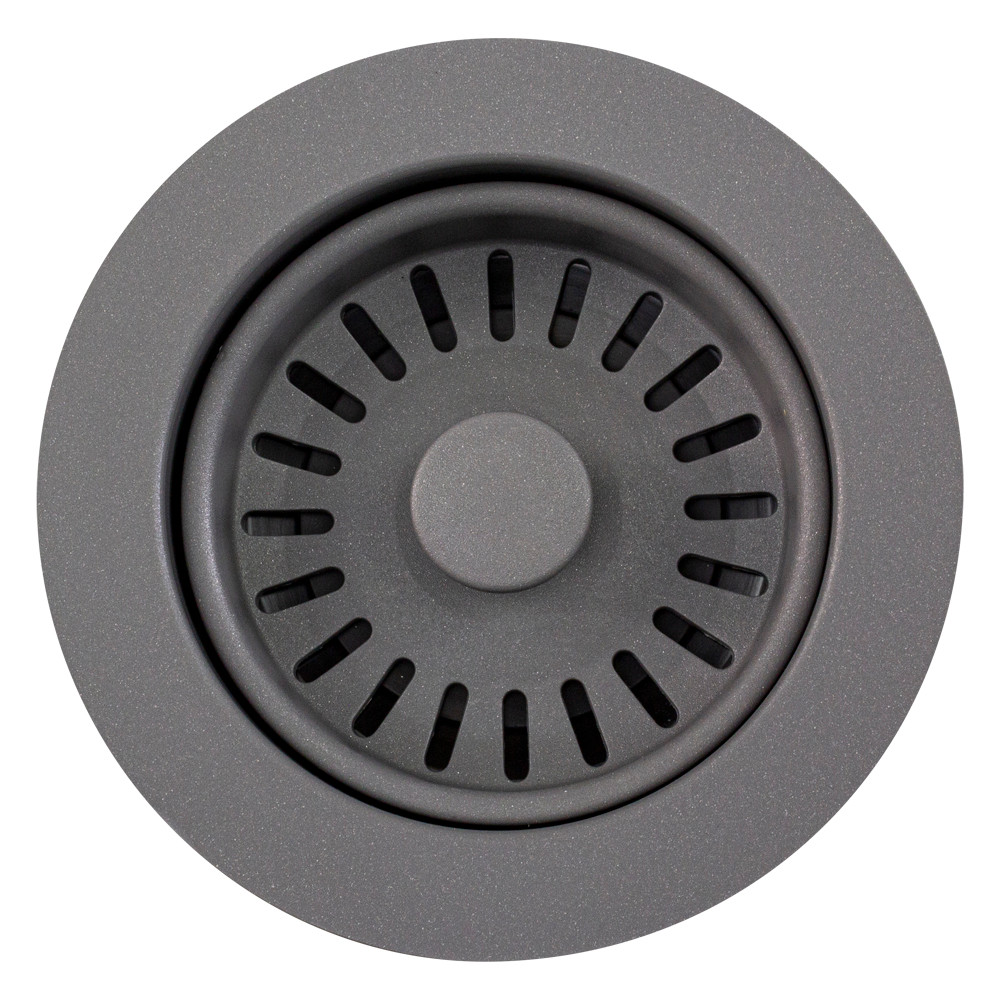 3.5-in Plastic Disposal Strainer in Grey