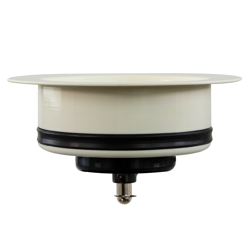 3.5-in Plastic Disposal Strainer in Biscuit