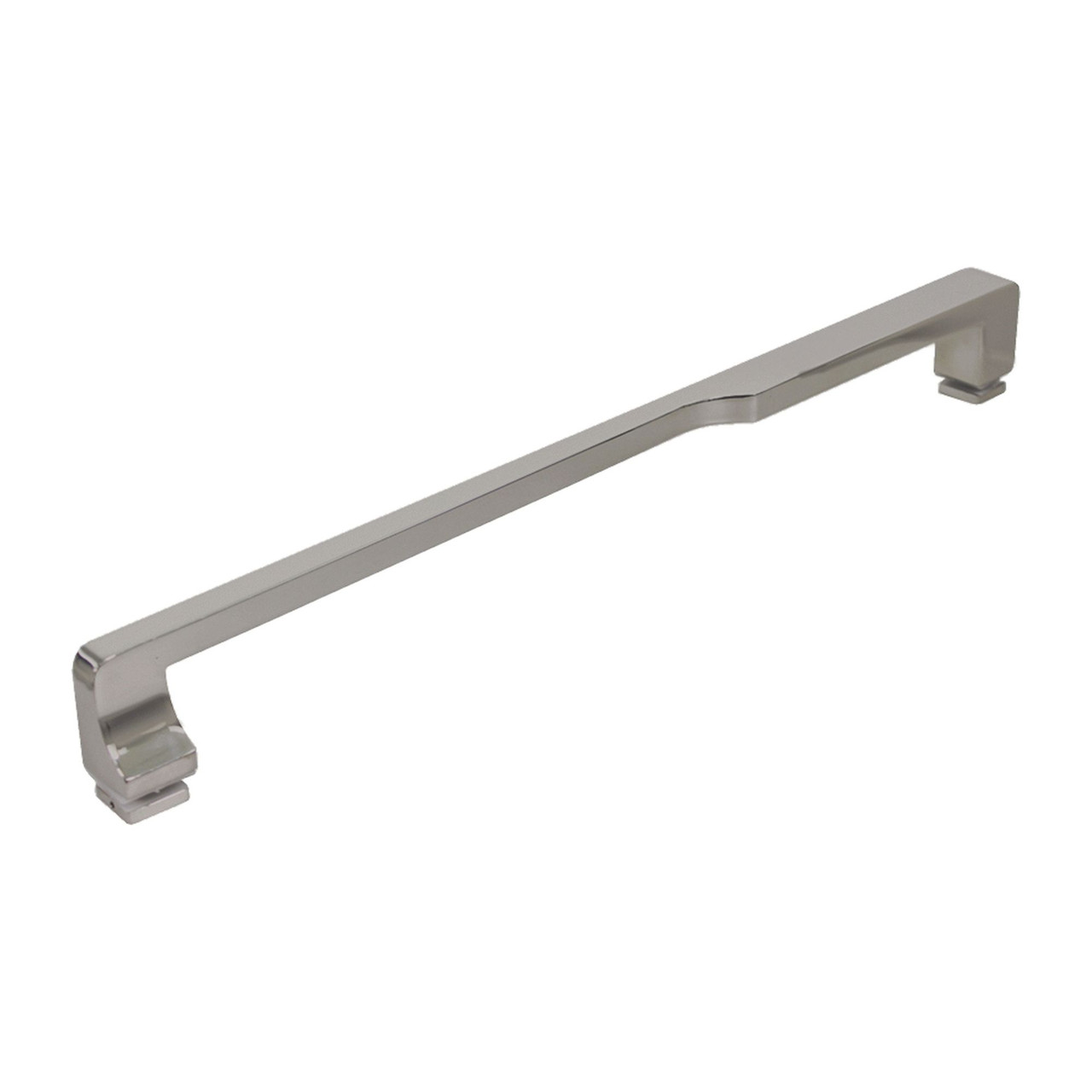 Transolid FBPT487608F-J-BN Frederick 45.75-47 in. W x 76 in. H Semi-Frameless Bypass Shower Door in Brushed Stainless with Frosted Glass