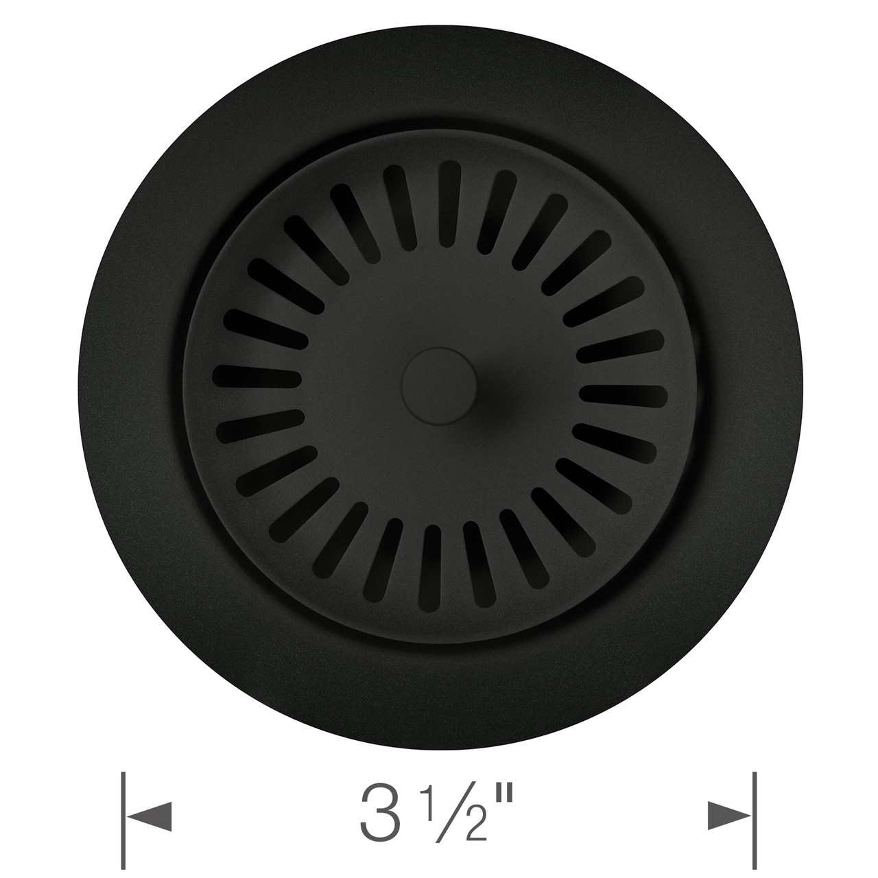 Blanco 240327 Color-Coordinated Metal Basket Strainer in Coal Black