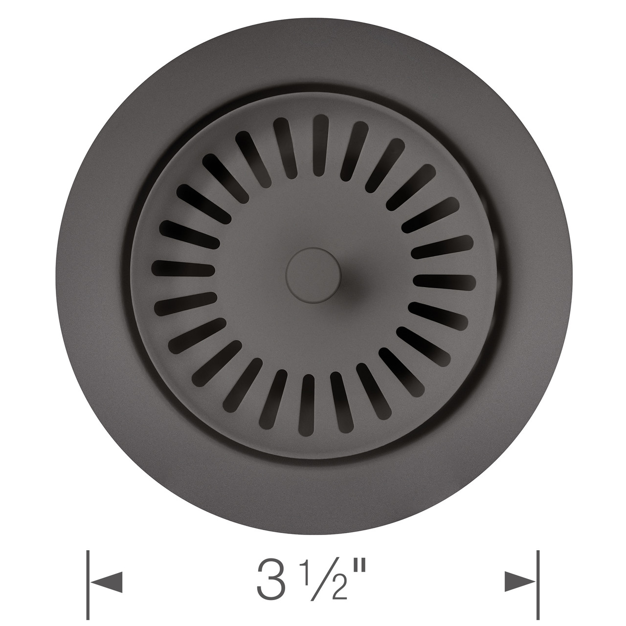 Blanco 240334 Color-Coordinated Metal Waste Flange in Cinder