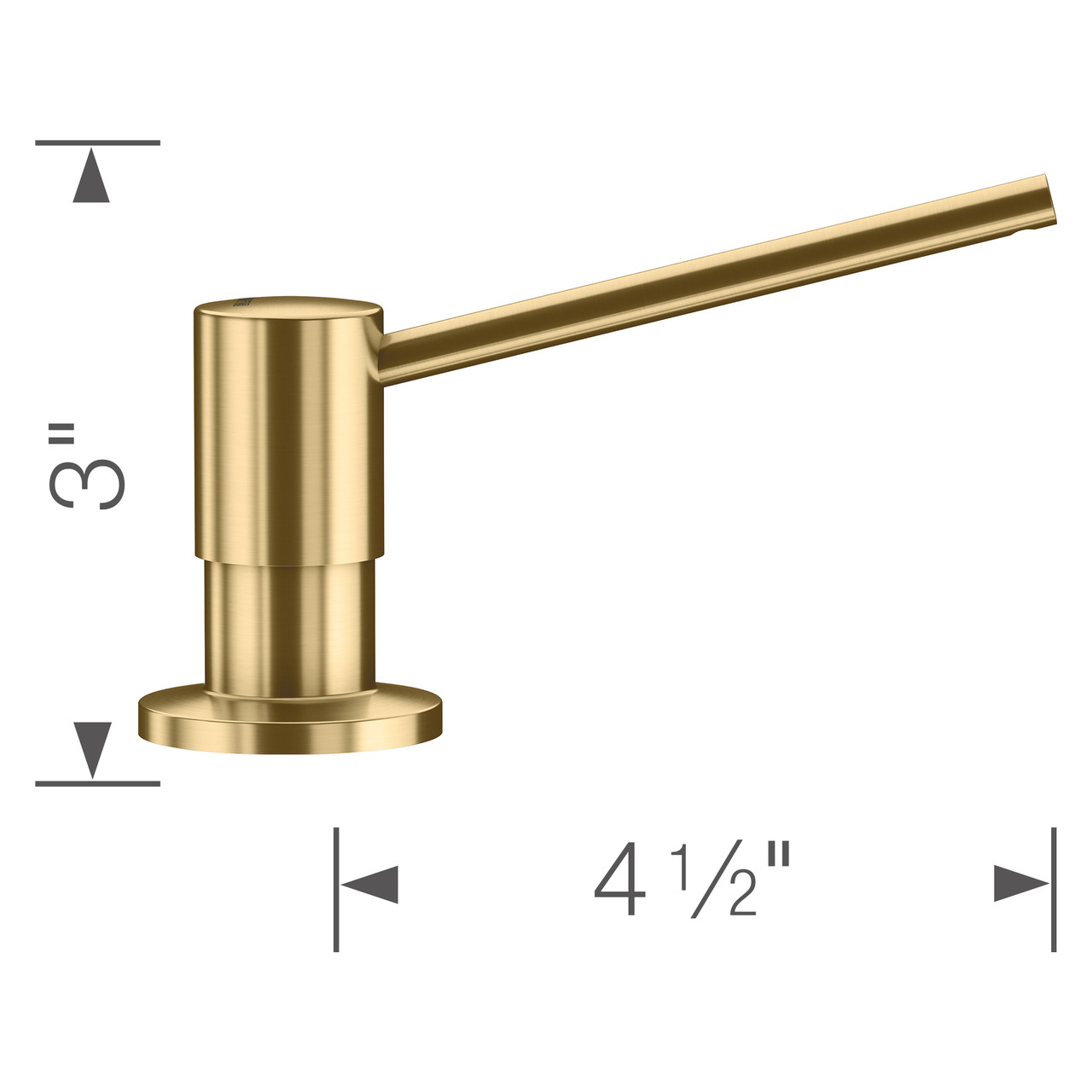 Blanco 442989 Torre Soap Dispenser in Satin Gold