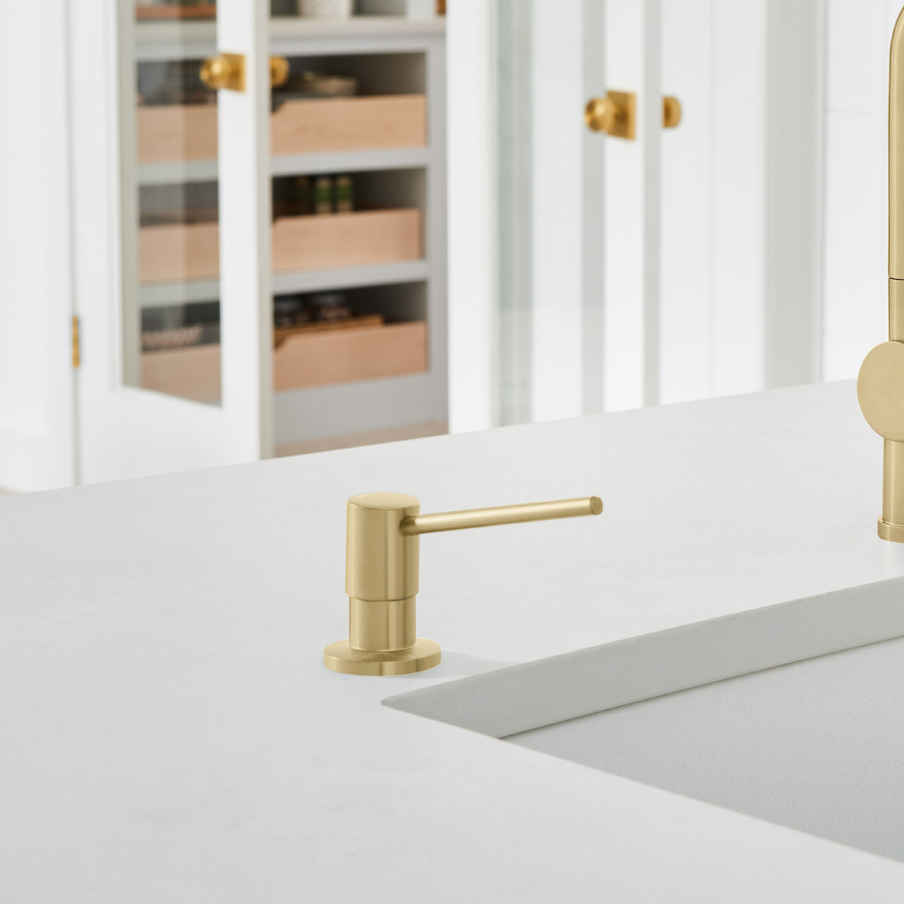 Blanco 442989 Torre Soap Dispenser in Satin Gold
