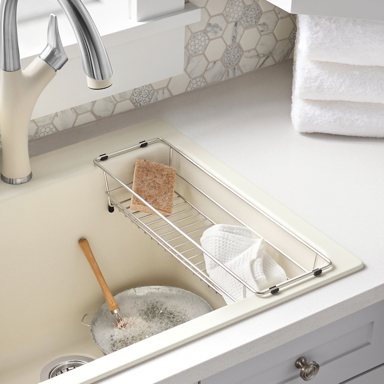 Blanco 234771 Liven/Quatrus Laundry Stainless Steel Task Basket Blanco 234771 Liven/Quatrus Laundry Stainless Steel Task Basket