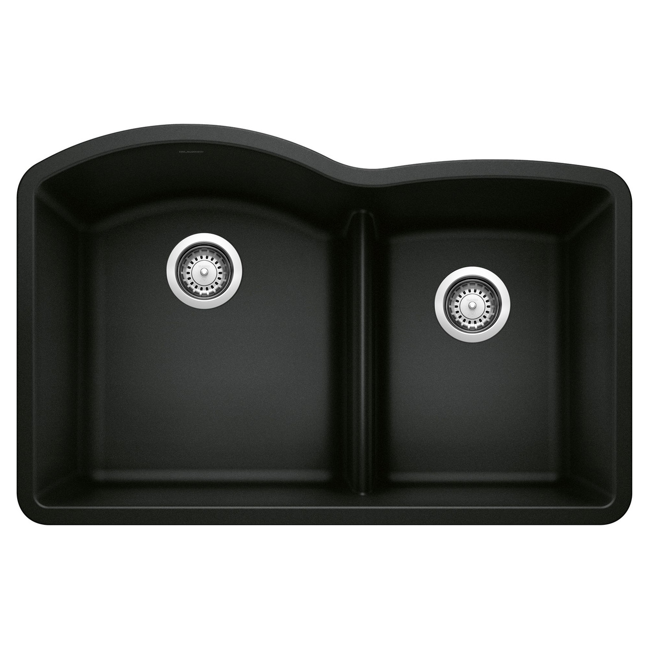 Blanco KA-442910 Diamond 1-3/4 Low Divide Sink Kit in Coal Black