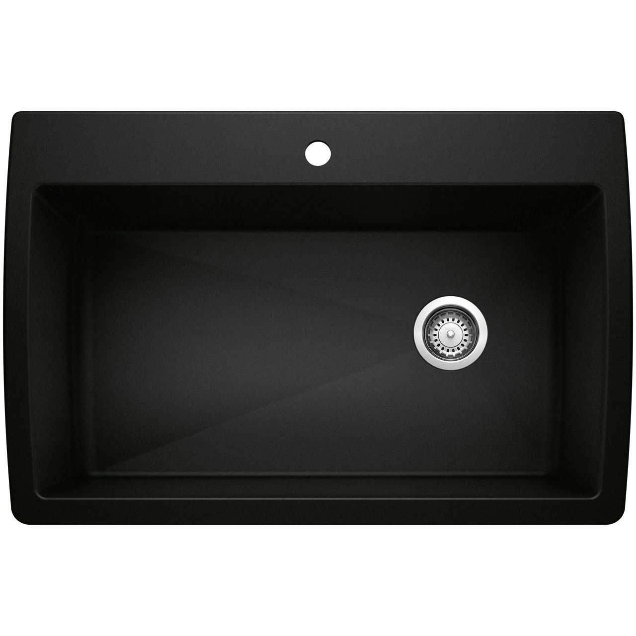 Blanco KA-442917 Diamond Super Single Dual Mount Sink Kit in Coal Black