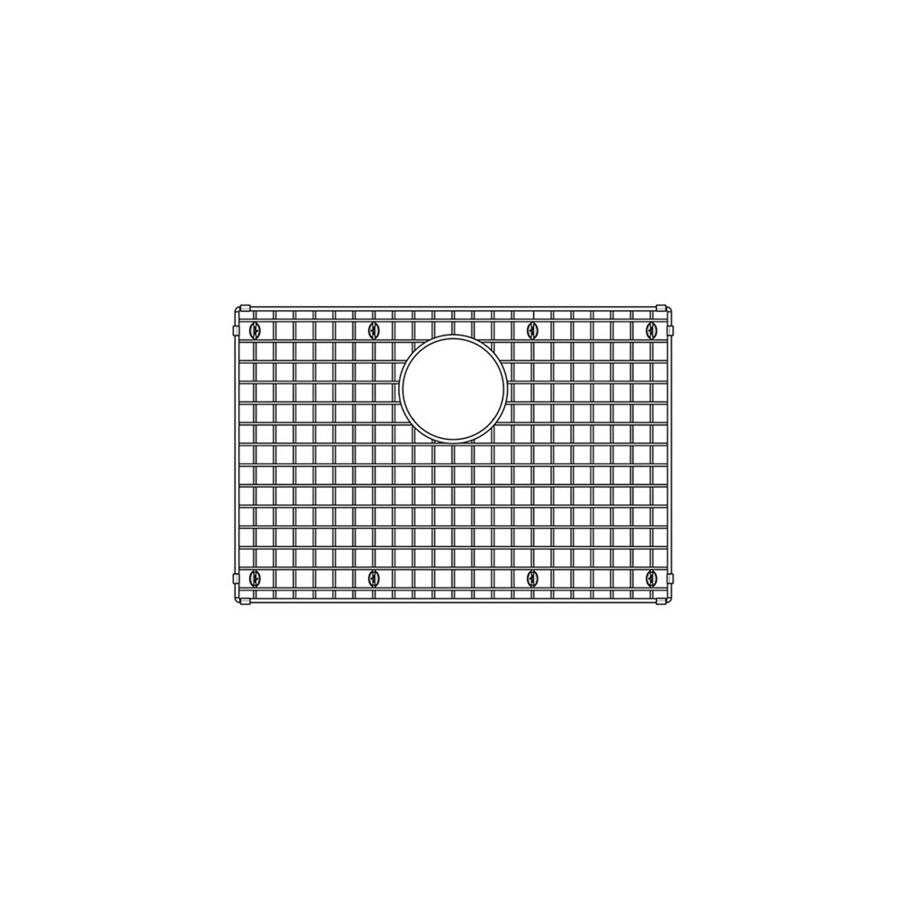 Blanco KA-442542 Precis 25" ADA Single Bowl Sink Kit in White