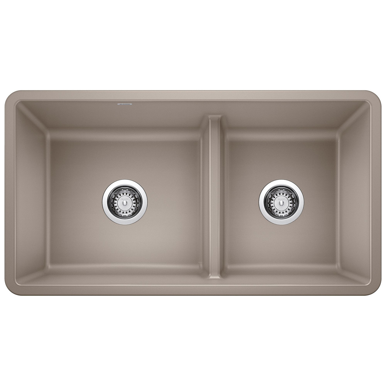 Blanco KA-442522 Precis Reversible 1-3/4 Low Divide Sink Kit in Truffle