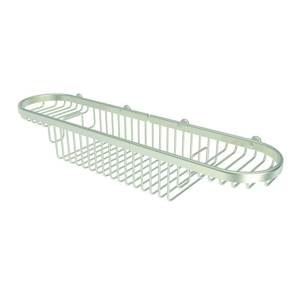 18in Large Shower Basket in Satin Nickel 18in Large Shower Basket in Satin Nickel