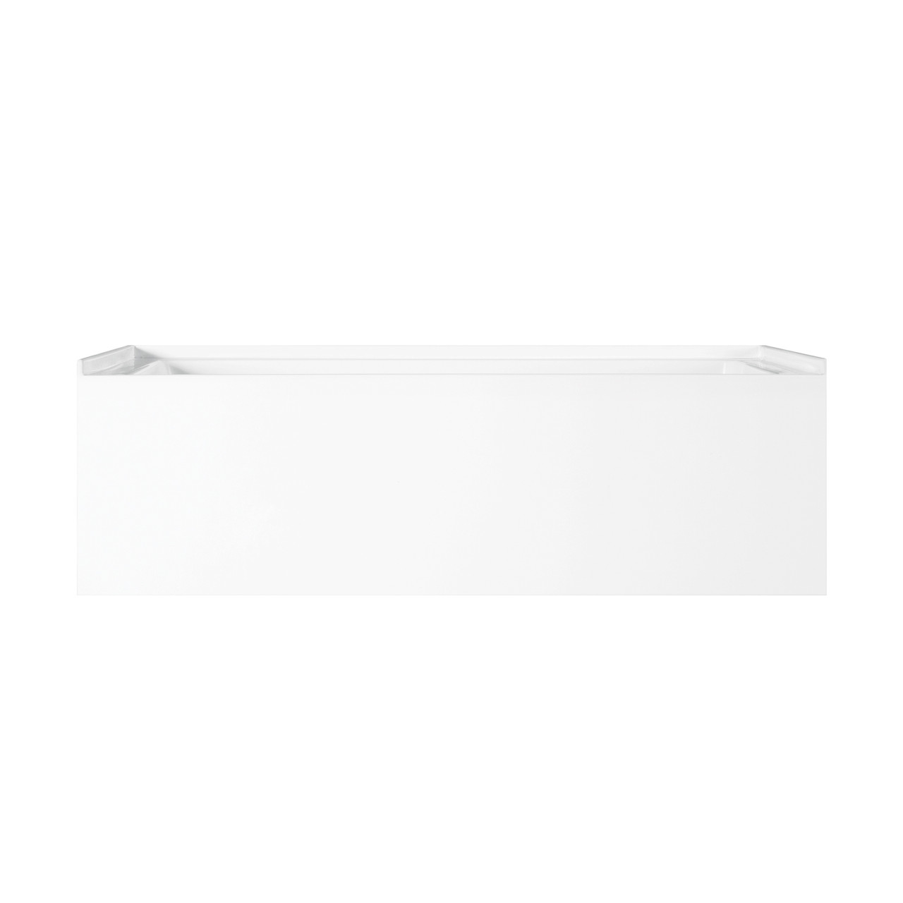 Transolid UATTR603222-R Ursula AFR 60-in x 32-in x 22-in Alcove Acrylic Bathtub With Right Hand Drain, White (Glossy) 