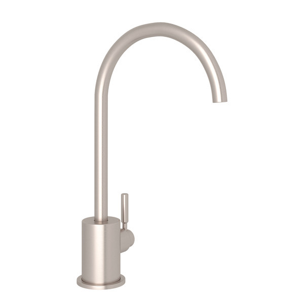 Rohl R7517STN Lux C-Spout Filter Faucet with Metal Lever Handle, Satin Nickel