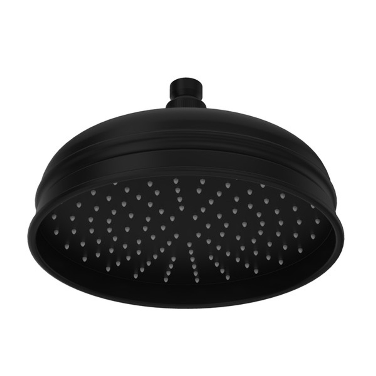 Rohl 1037/8MB 9-in Rain Showerhead, Matte Black