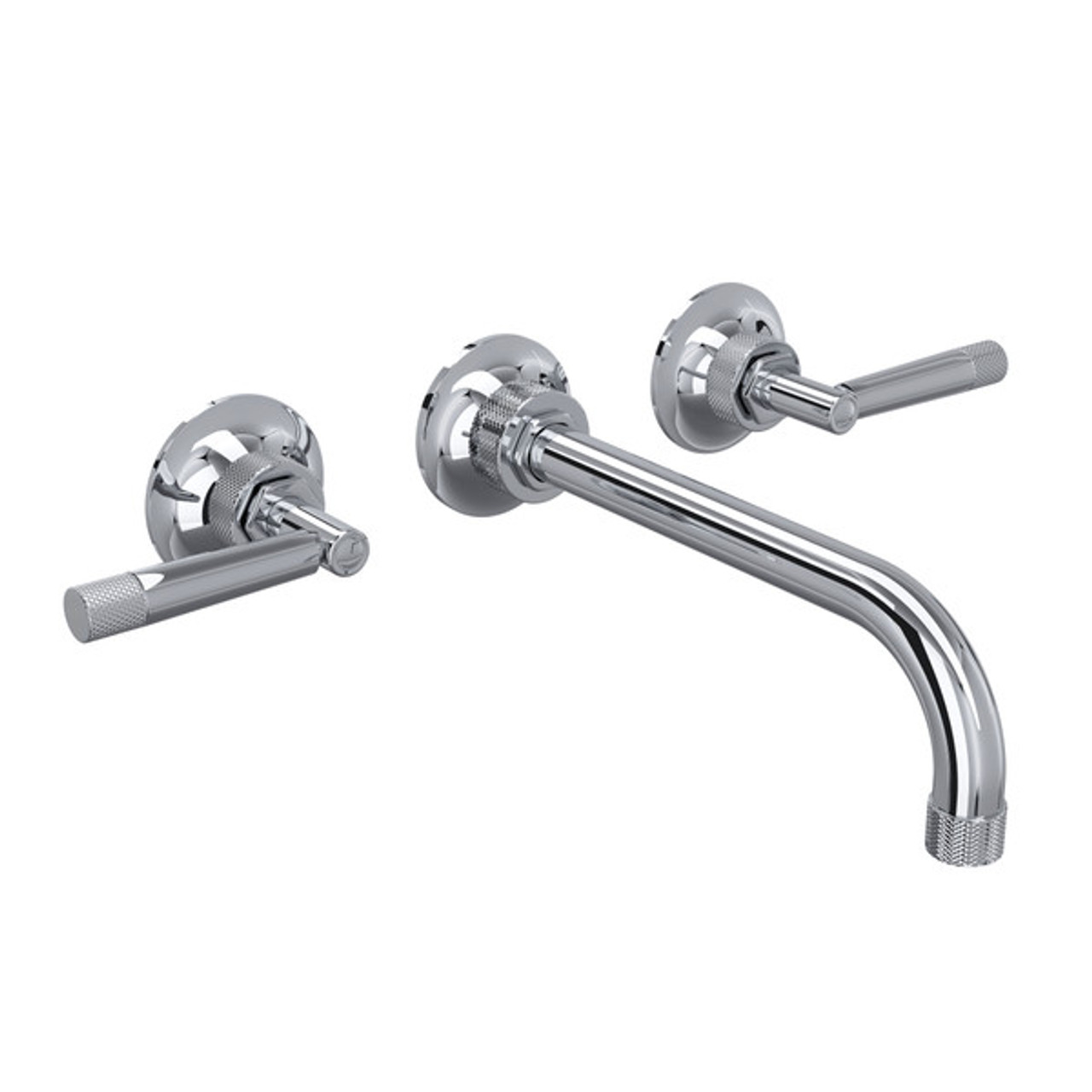 Rohl MB2037LMAPCTO Graceline Wall Mount Tub Filler with Metal Lever Handle, Polished Chrome