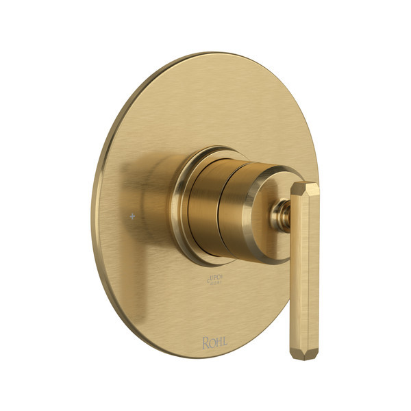 Rohl TAP51W1LMAG Apothecary 1/2-in Pressure Balance Trim with Lever Handle, Antique Gold