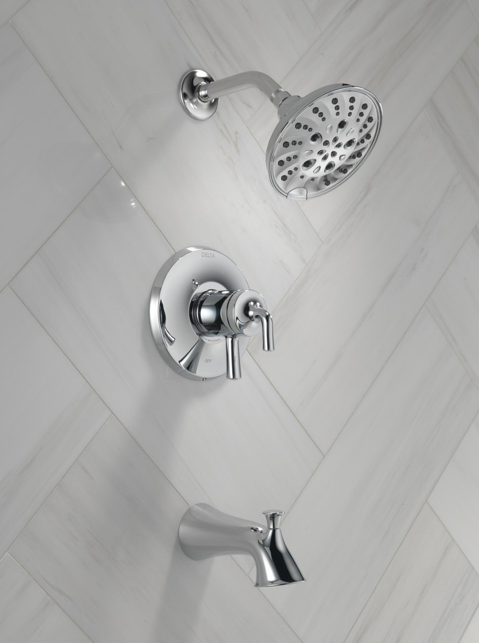 Delta T17433 Kayra Monitor 17 Series Tub and Shower Trim, Chrome