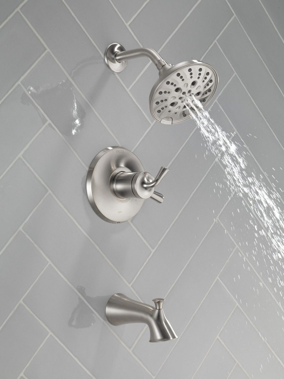 Delta T17433-SS Kayra Monitor 17 Series Tub and Shower Trim, Stainless