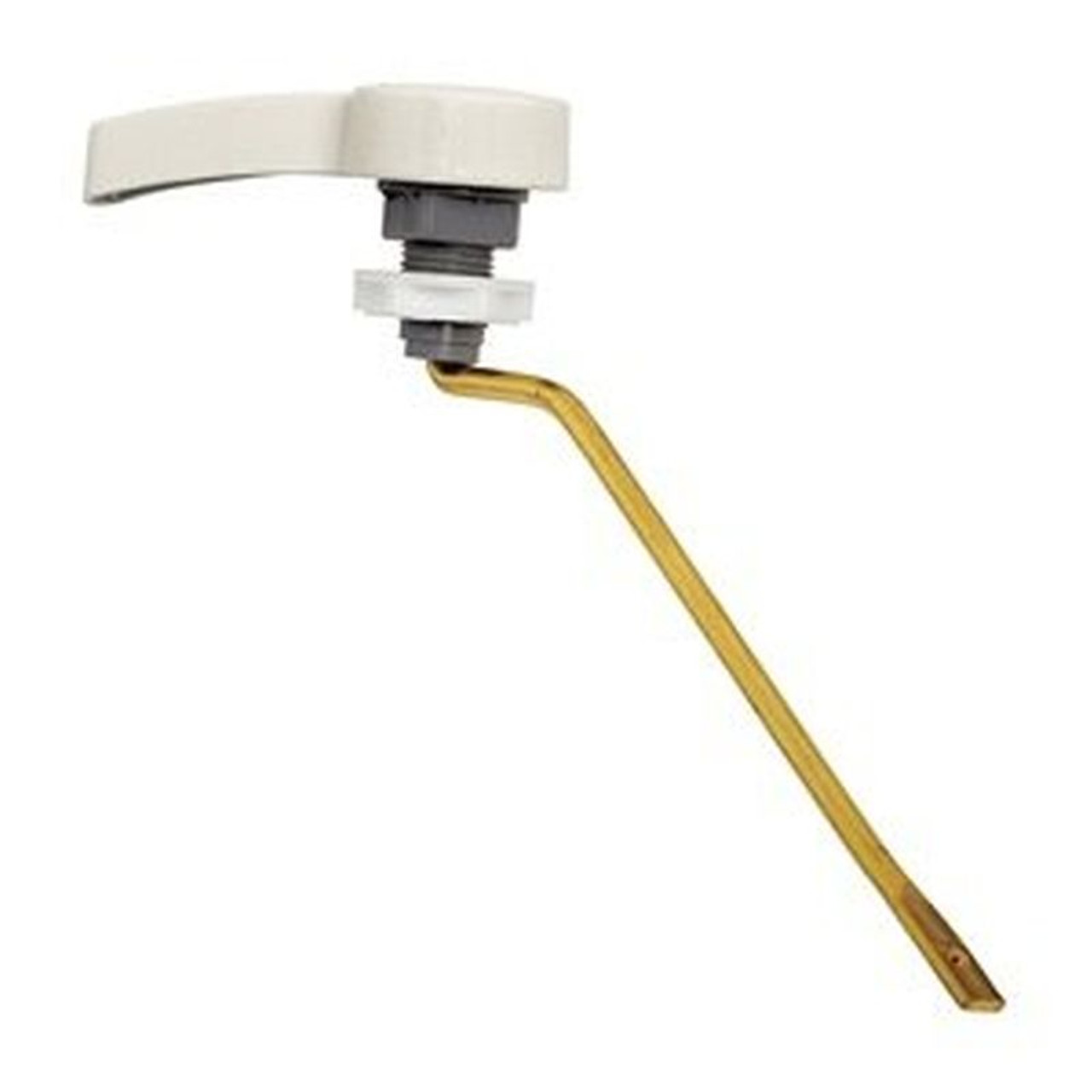 Left Hand Toilet Trip Lever in White