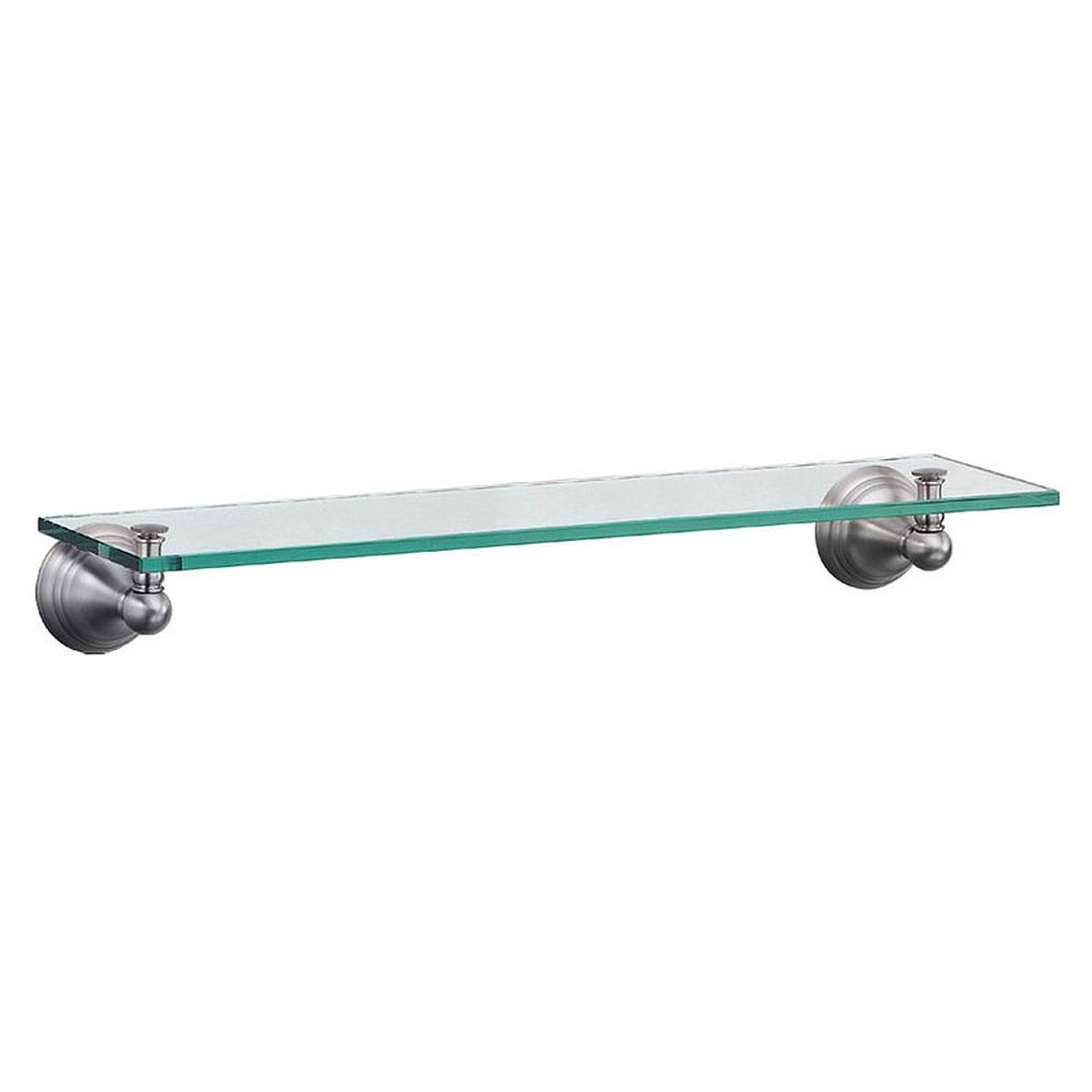 Glass Shelf in Satin Nickel Glass Shelf in Satin Nickel