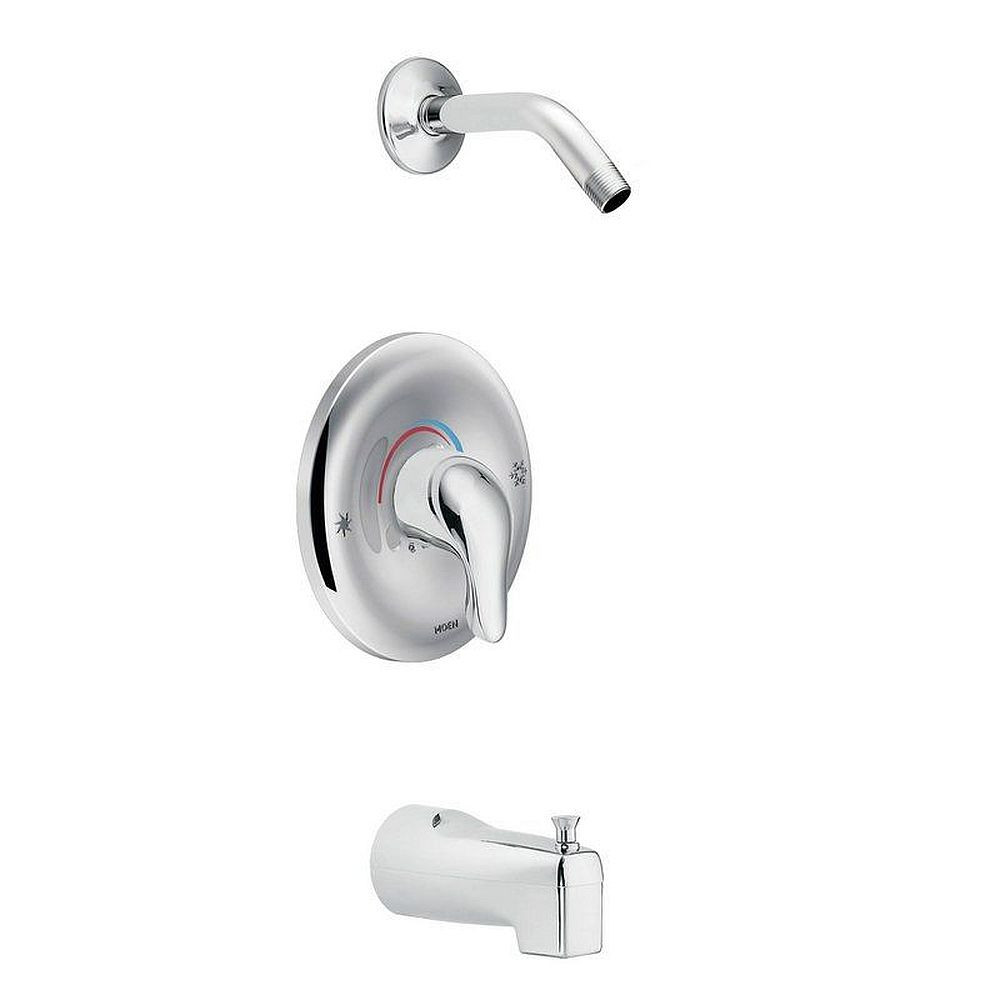 Moen TL183NH Bath and Shower Faucet with Posi-Temp Pressure Balanced Trim in Chrome