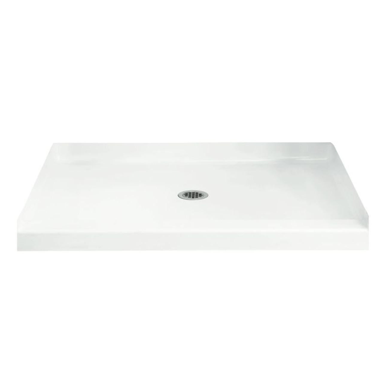 Shower Base 36-in L x 60-in W with Center Drain in White Shower Base 36-in L x 60-in W with Center Drain in White